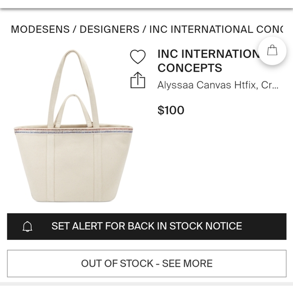 NWT! canvas tote!! Red,white&blue gemstones!4 handles for shoulder or hand carry - Picture 2 of 9